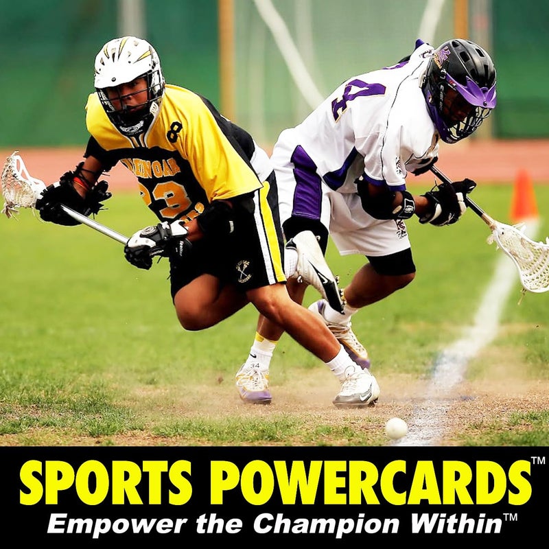 Play Strong Lacrosse Boys Birthday Card 1-Pack (5x7) Power Player Illustrated Sports Birthday Cards Greeting Cards- Awesome for Lacrosse Players, Coaches and Fans Birthdays, Gifts and Parties! - Image 4